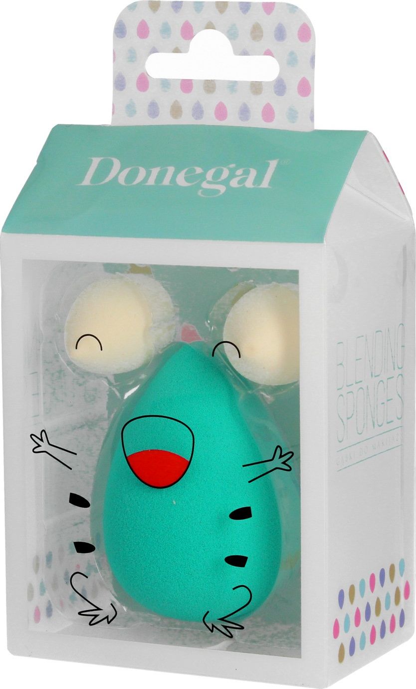 Donegal DONEGAL GĄBKA do makijażu Blending Sponge 2+1 Żabka (4333) 1szt