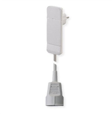 Bachmann SmartPlug wtyczka płaska uziemiona biała, 1,5m