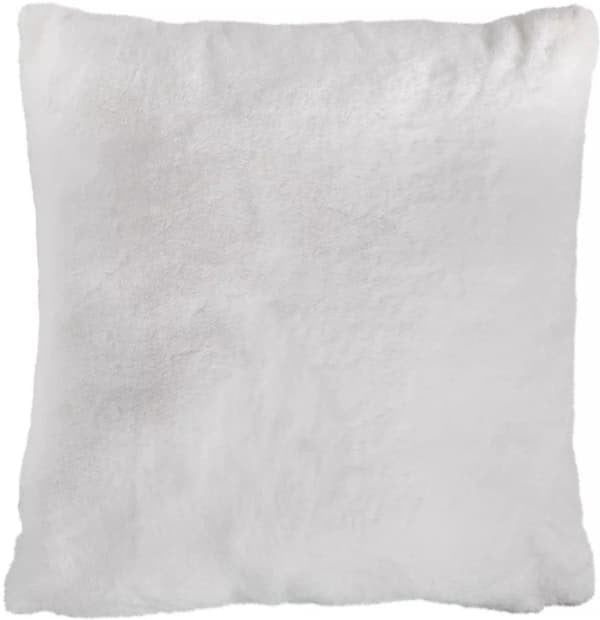 FUR PILLOW 45X45 ZIPPER 320G CREAM