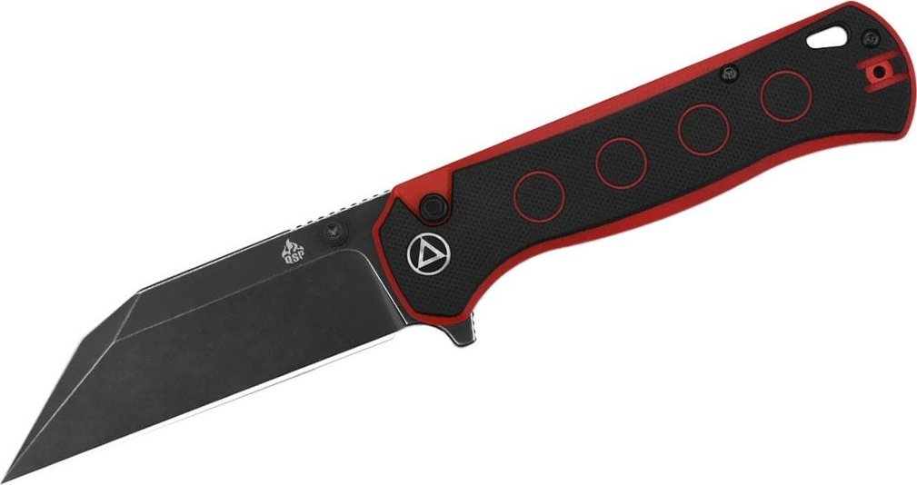 QSP Knife QSP SWORDFISH G-10 BLACK STW QS149-A2 Red/Black