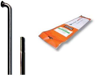 Cn Spoke Szprychy CNSPOKE STD14 2.0-2.0-2.0 stal nierdzewna 230mm czarne + nyple 144szt. - CN-STD230C