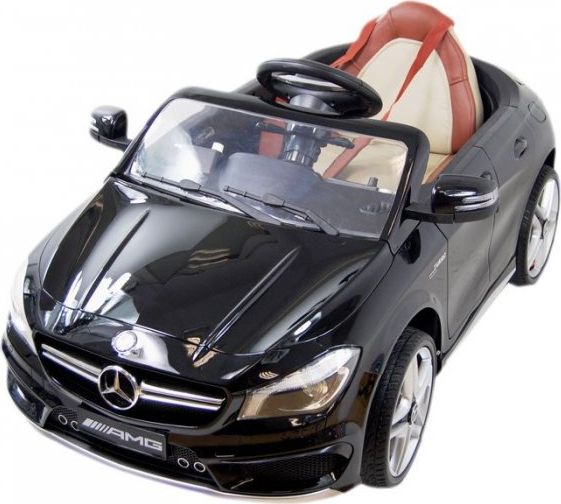 Super-Toys MERCEDES CLA 45 AMG Z AMORTYZATORAMI, MIĘKKIE KOŁA, SIEDZENIE, HAMULEC, REGULACJA KIEROWNICY, WSPOMAGANIE, LAKIER/1538