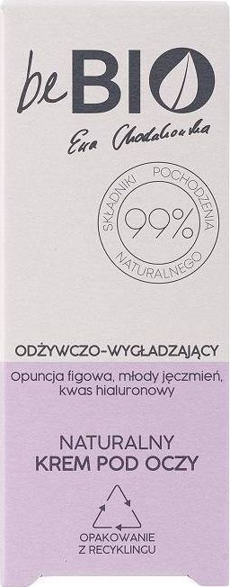 BeBio BeBio Ewa Chodakowska Naturalny krem pod oczy odżywczo-wygładzający 15ml