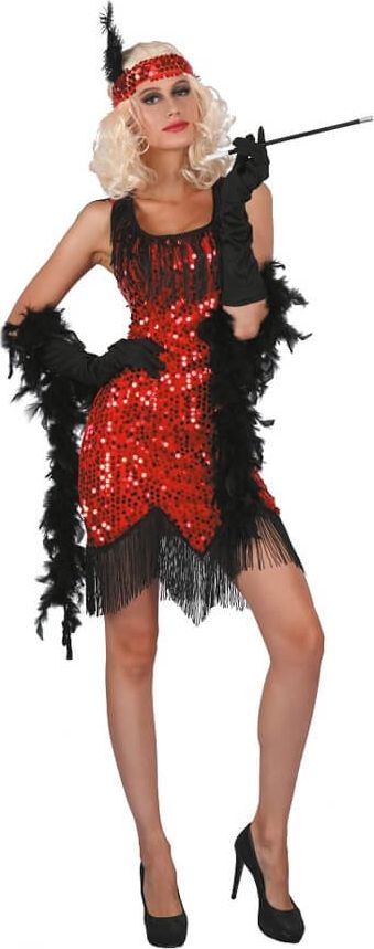 GoDan Kostium Charleston Czerwony uniwersalny