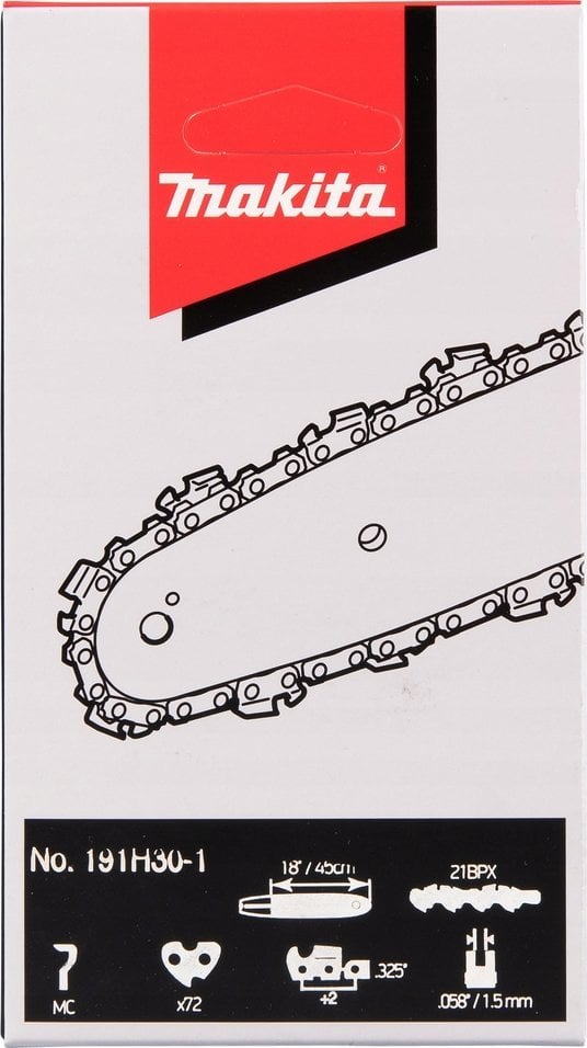 Makita ÅAÅCUCH TNÄCY 21BPX 45CM 1.5MM 0.325' 72 OGN