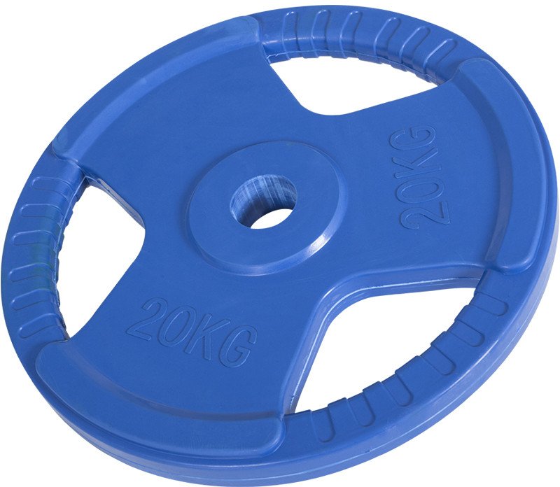 Obciążenie olimpijskie gumowane z uchwytem 20 kg, 51 mm