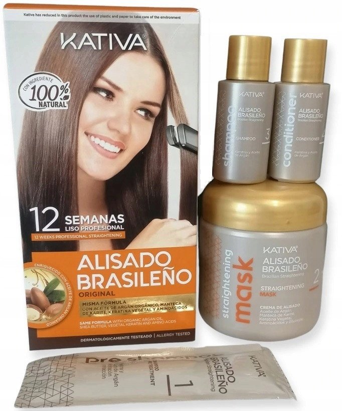 Kativa Brazilian Straightening Kit 225 ml