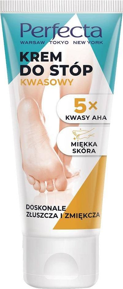 Perfecta Perfecta Kwasowy krem do stóp z kwasami AHA 80ml