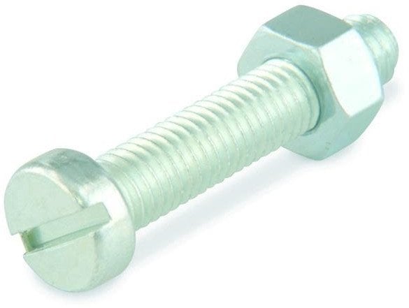 MACHINE SCREW M 4X40 ZINC DIN84/8PCS