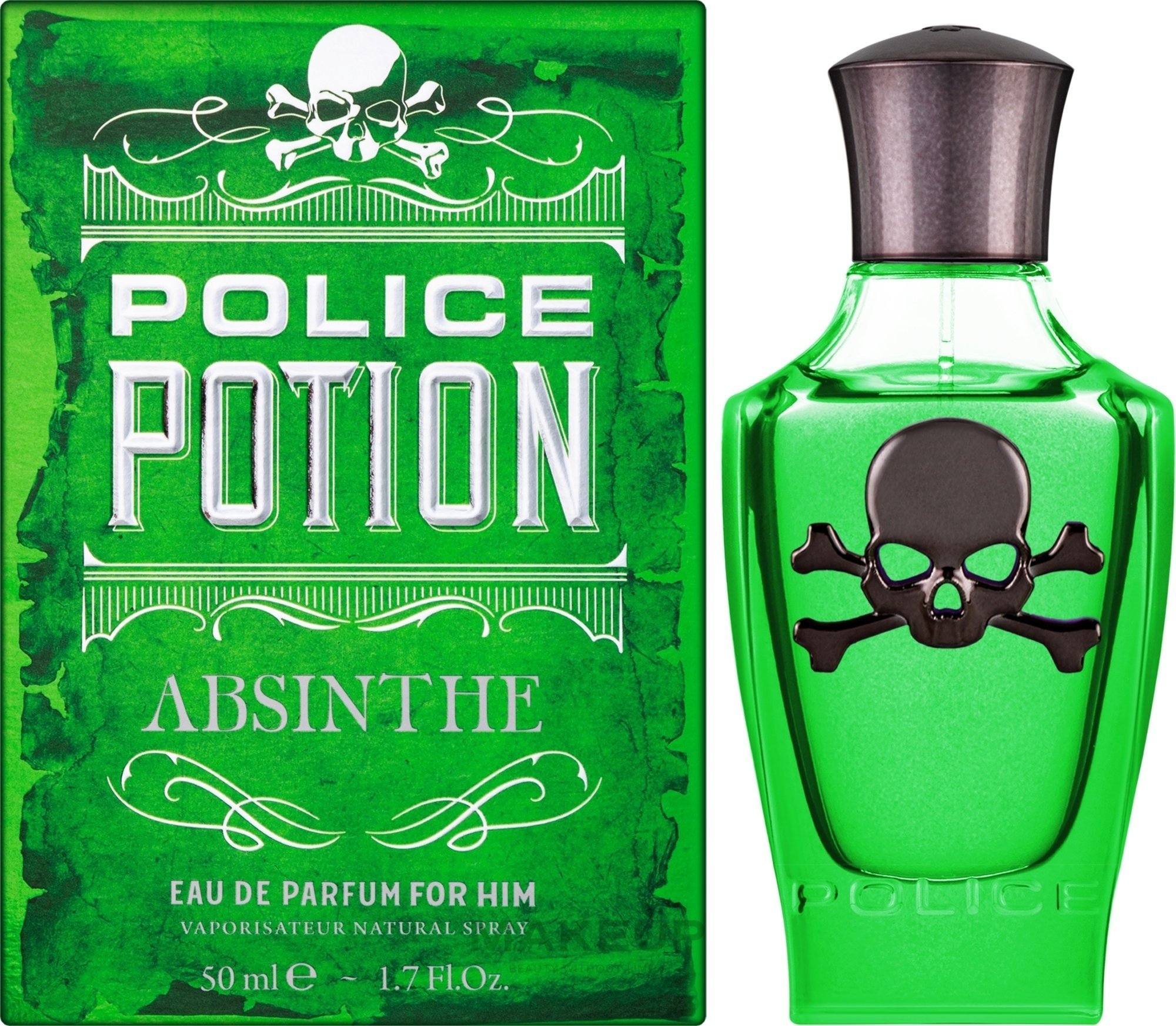 POLICE POTION ABSINTHE (M) EDP/S 100ML