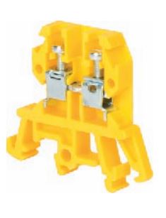 Pokój Złączka szynowa gwintowana ZUG-G4 żółta A11-0101