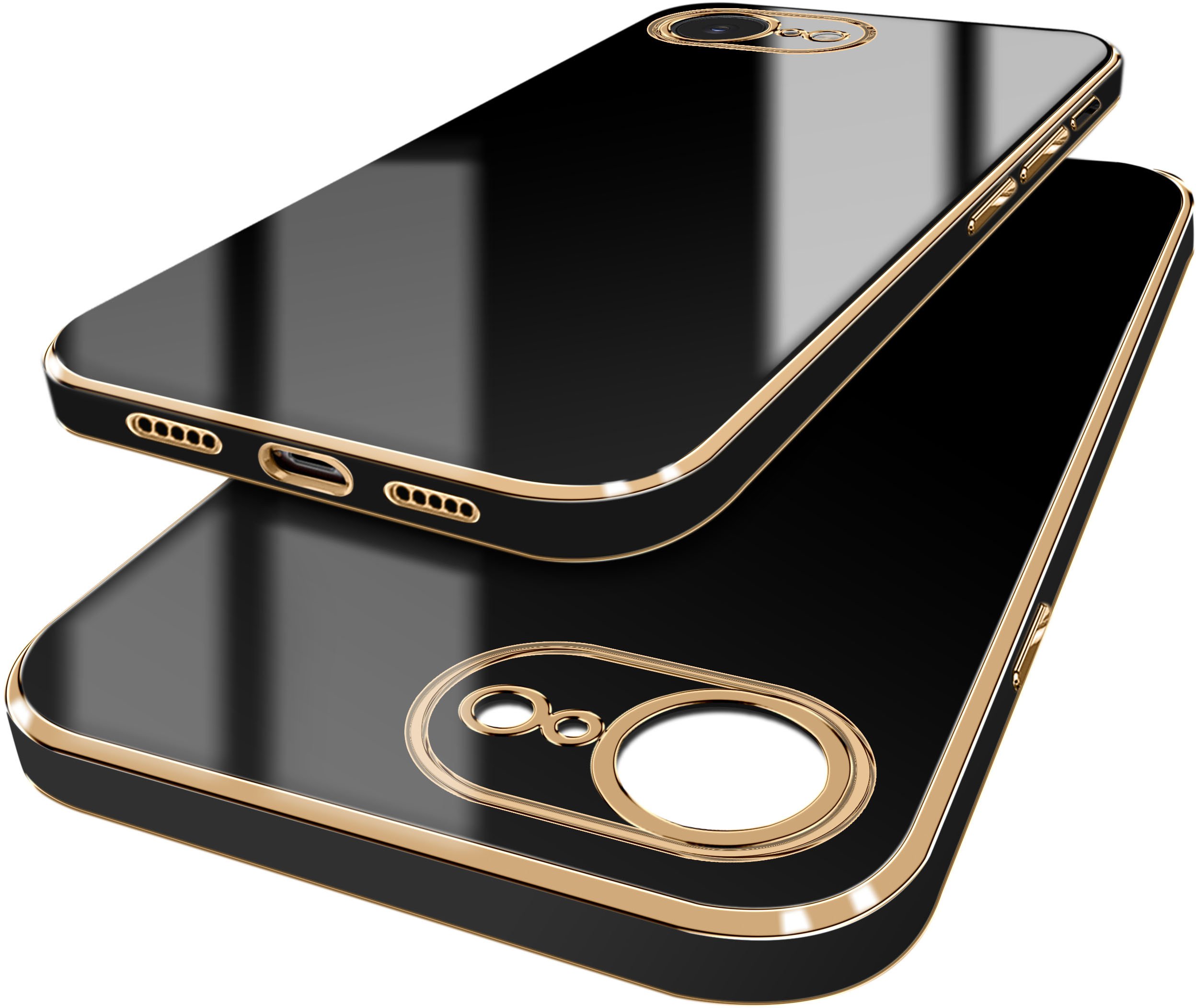 Etui do iPhone 16e SILIKONOWE ELEGANCKIE SLIM + Szkło OCHRONNE 9H