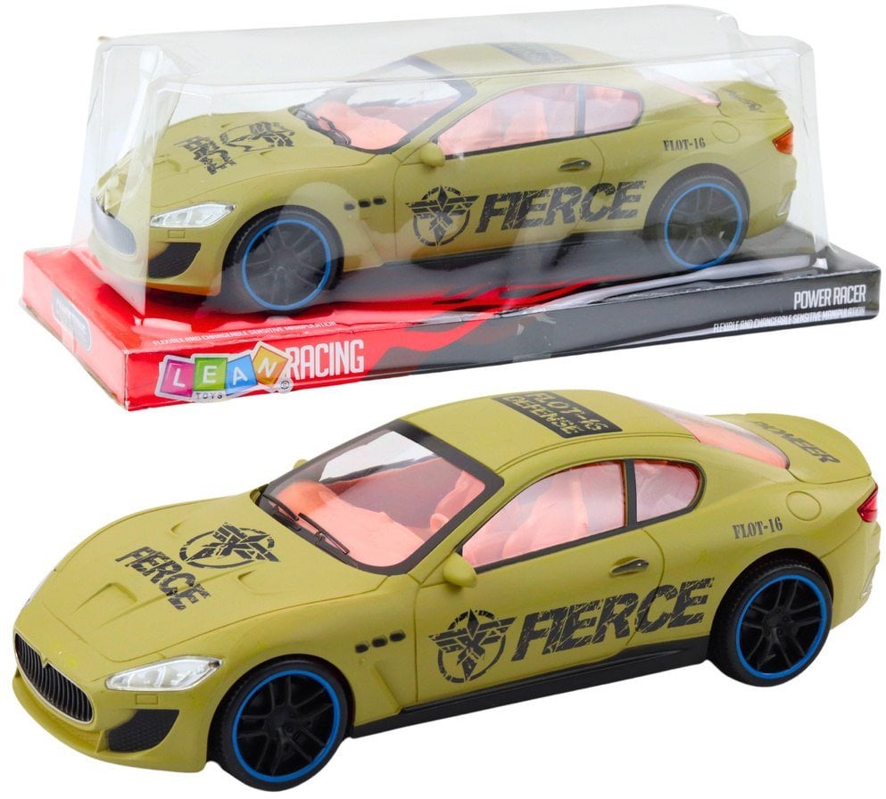 Samochód Sportowy Wyścigowy Napęd Na Tył Piaskowy Khaki