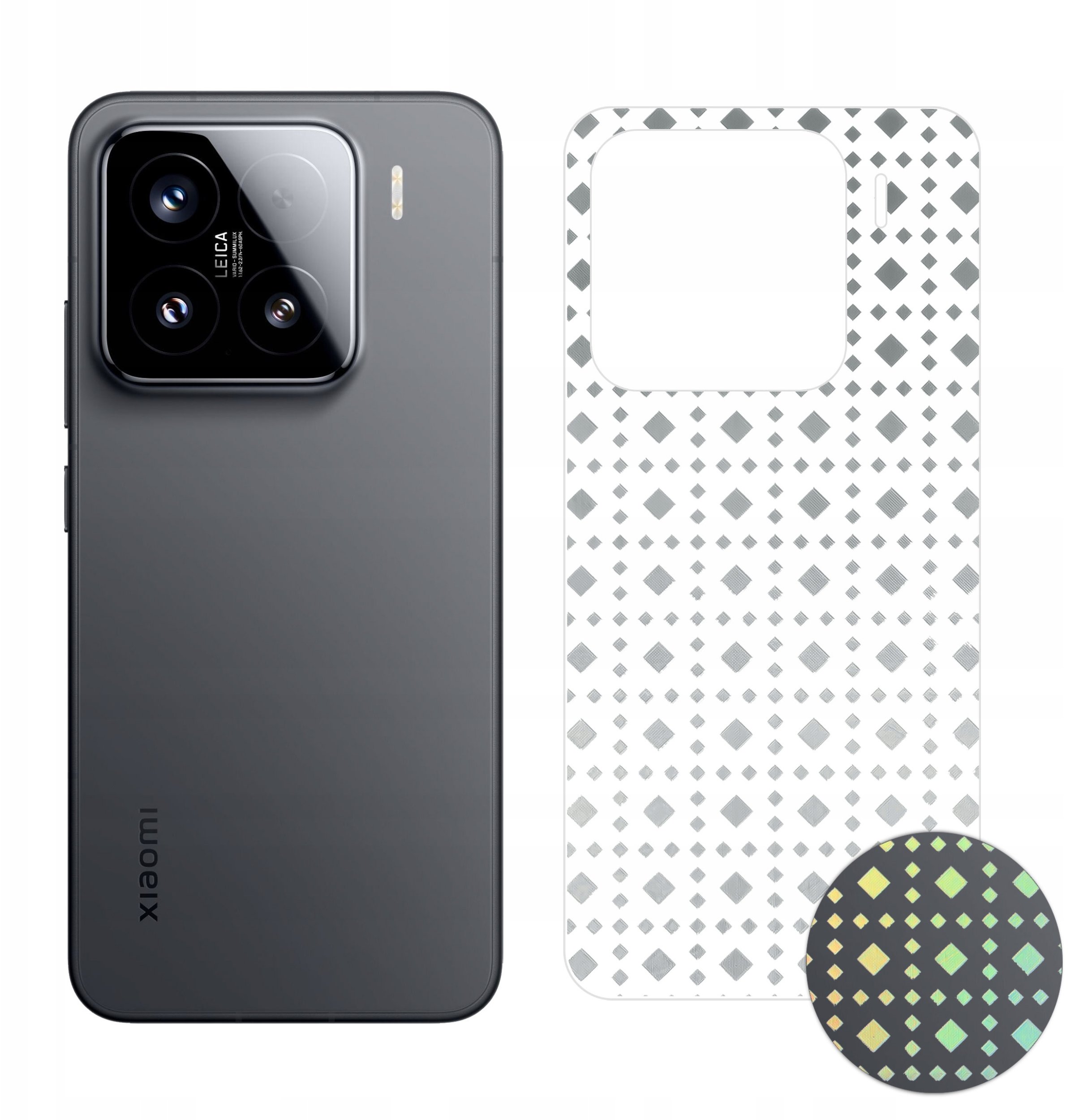 krainaGSM FOLIA żelowa OCHRONNA NA TYŁ TELEFONU WZÓR do Xiaomi 15 Pro