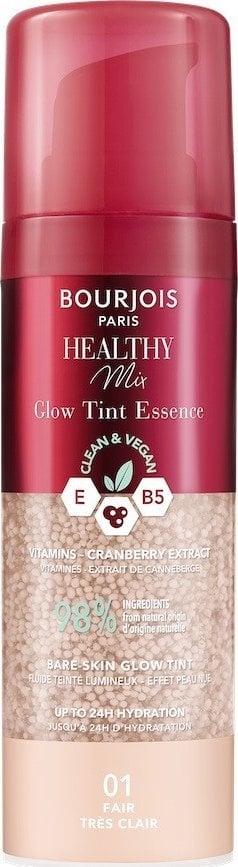 Bourjois Healthy Mix Glow Tint Essence nawilżająca esencja wyrównująca koloryt 01 Fair 30ml