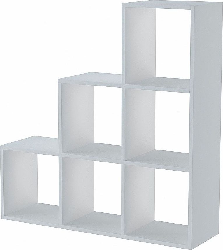 Elior Regał schodkowy Maleo 6X - biały