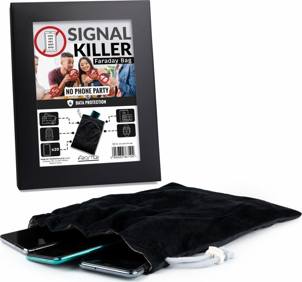 Froster Signal Killer Worek Faradaya na telefony imprezę