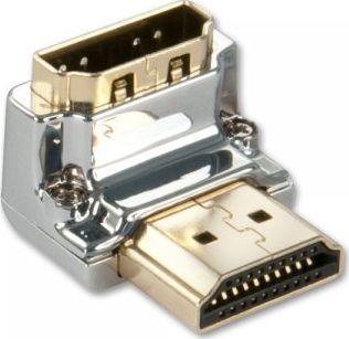 Adapter AV Lindy HDMI - HDMI srebrny (41505)