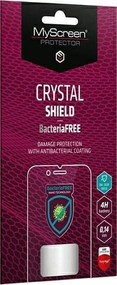 MyScreen Protector MS CRYSTAL BacteriaFREE Samsung Galaxy Tab Active Pro T545 folia czarny/black Full Glue