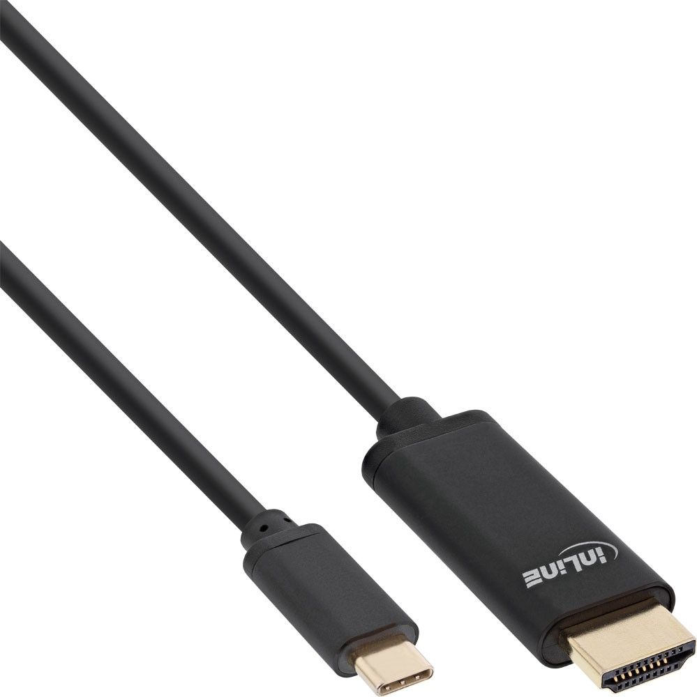 Kabel USB InLine USB-C - HDMI 3 m Czarny (64113)