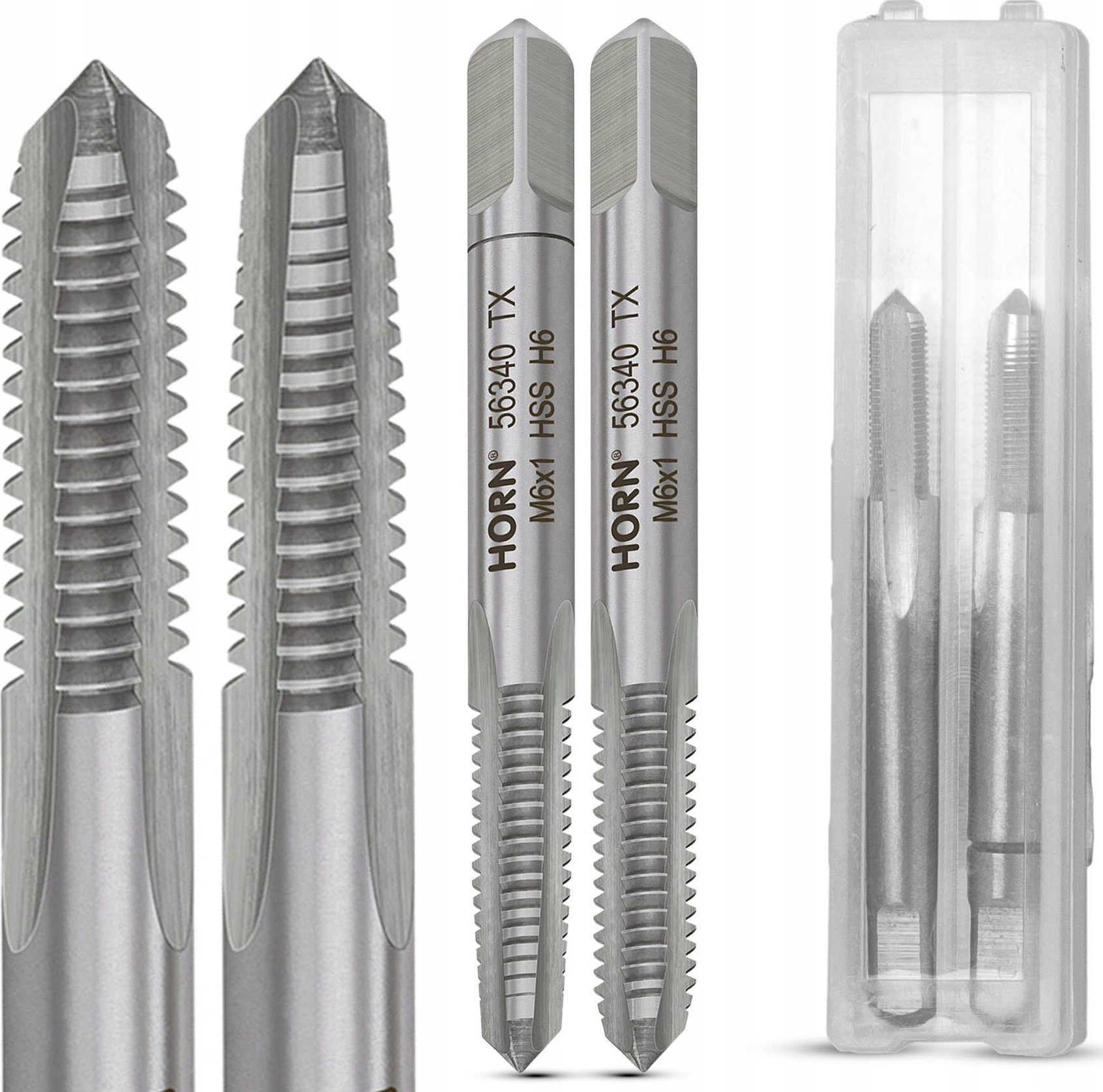 ARTPOL ARTPOL KOMPLET GWINTOWNIKÓW RĘCZNYCH M 6x1,00mm 2szt.
