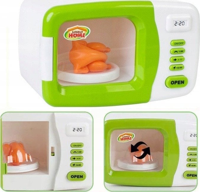 Ciuciubabka MIKROFALÓWKA JAK PRAWDZIWA ŚWIATŁO DŹWIĘK RUCH AGD