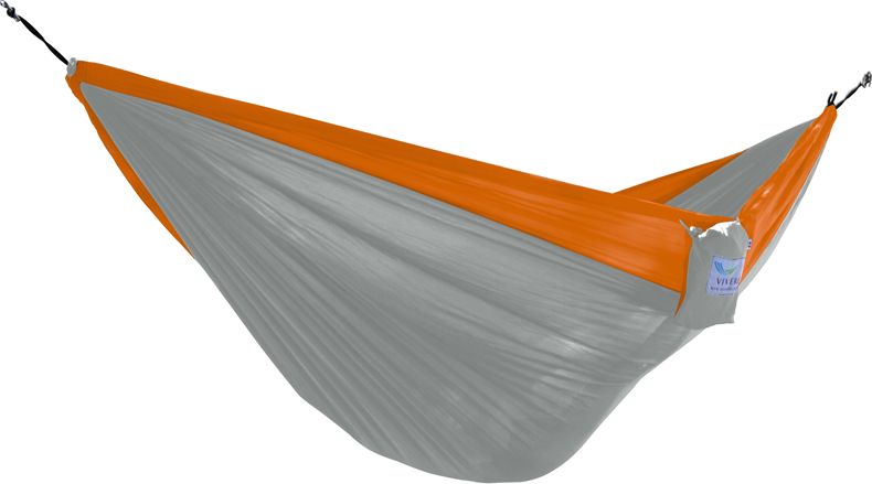 Parachute Hamak turystyczny dwuosobowy Parachute, pomarańczowo-szary PAR2