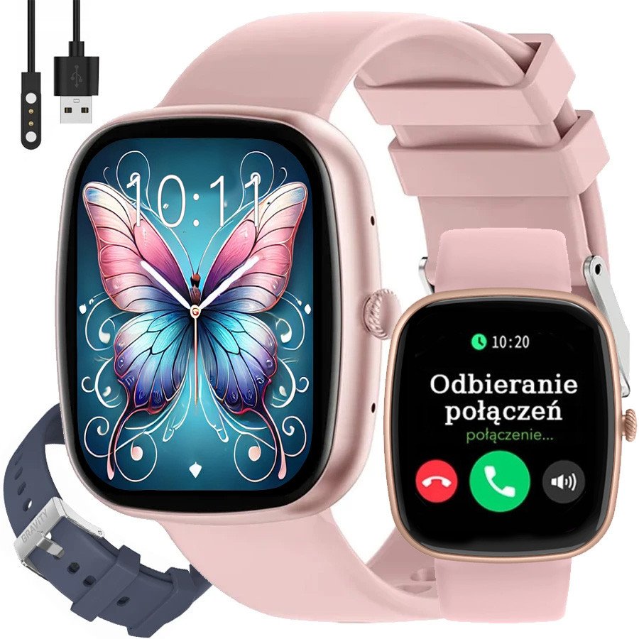 Zegarek damski SMARTWATCH GRAVITY T18-3 PROF