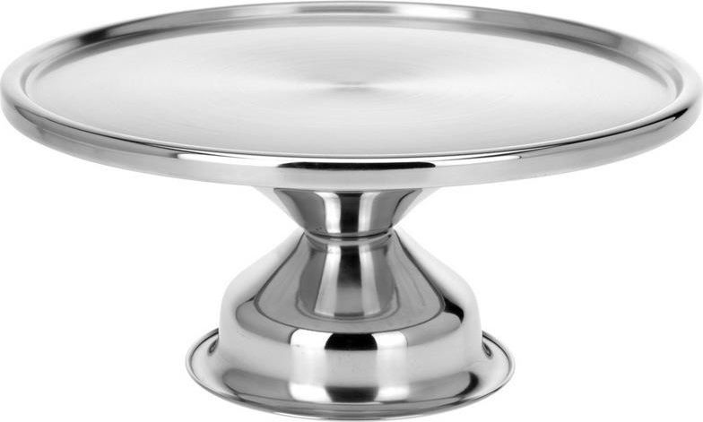 Excellent Houseware Patera / tortownica / taca stalowa na tort ciasto uniwersalny