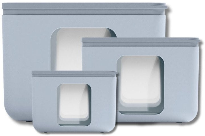 QUADRO Zestaw pojemników, niebieski