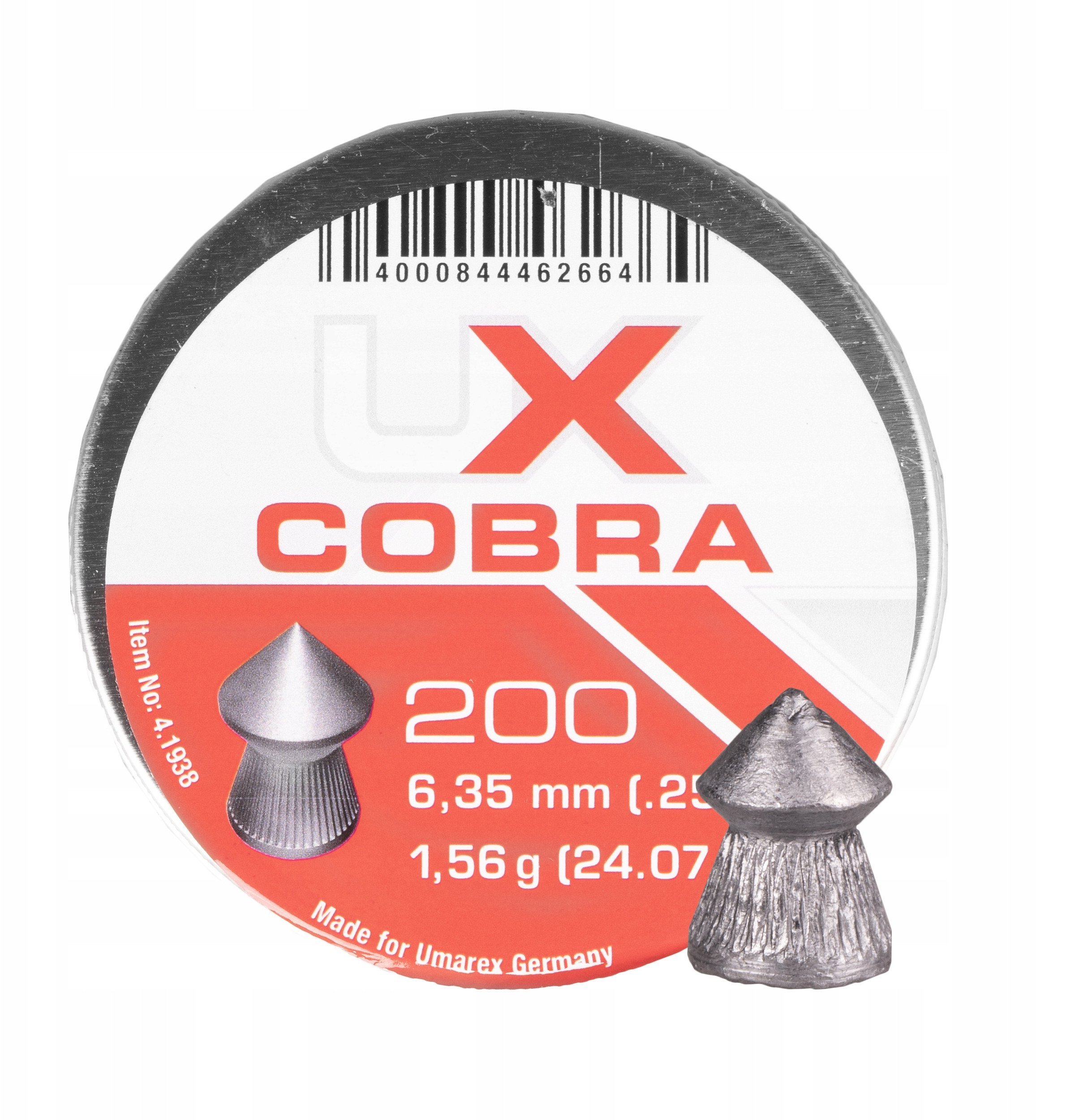 Śrut 6,35 Umarex Cobra Pointed Ribbed 200 szt.