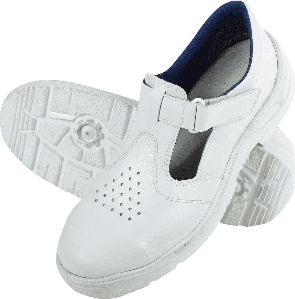 Fagum-Stomil sandały mikrofibra białe "47" (F3060847)