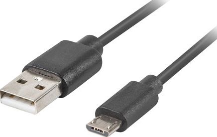 Kabel USB Lanberg USB-A - 1.8 m Czarny (CA-USBM-20CU-0018-BK)