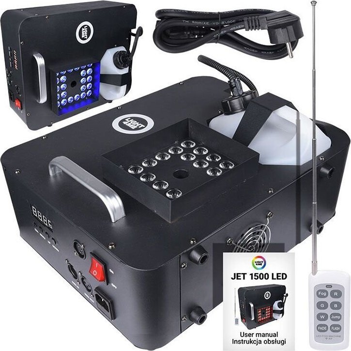LIGHT4ME JET 1500 LED pionowa wytwornica dymu na pilota