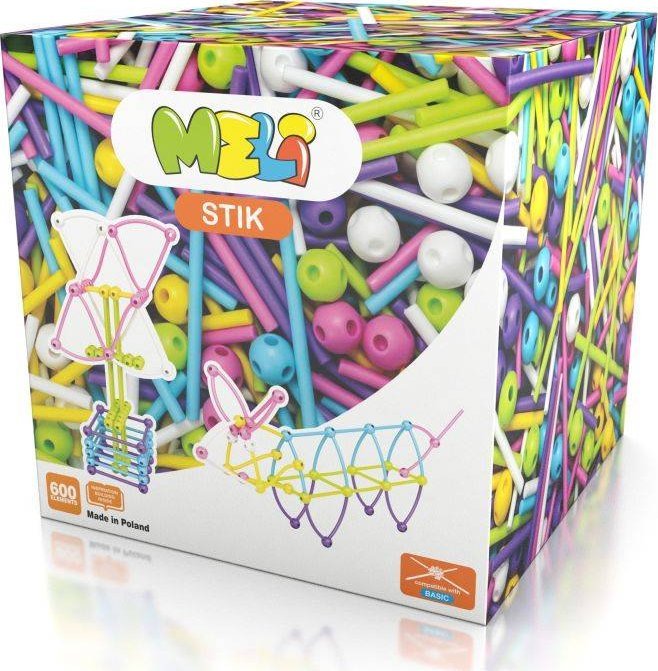Meli Klocki Meli Stik Pink 600 el.