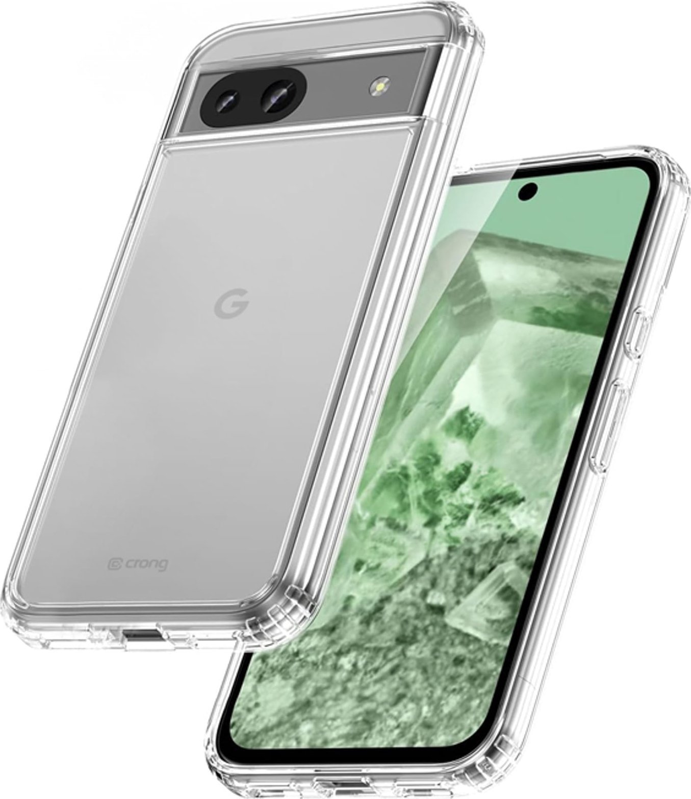 Crong Crong Crystal Shield Cover - Etui Google Pixel 8A (przezroczysty)