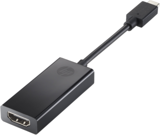 Adapter USB HP USB-C - HDMI Czarny (N9K77AA)