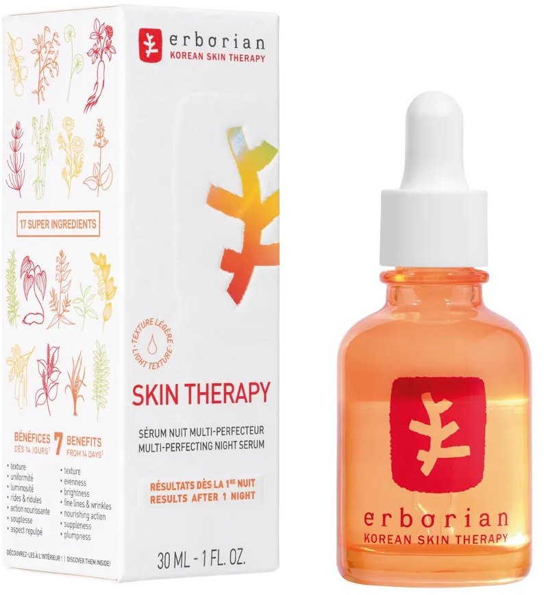 Erborian Skin Therapy Light Upiększające Serum Na Noc - 10Ml