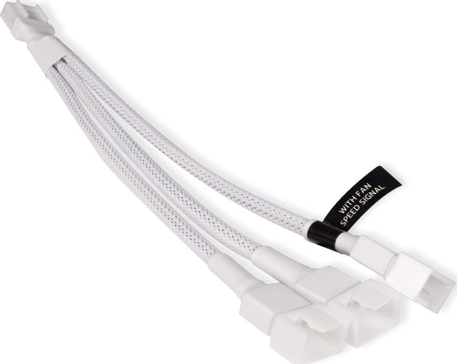 Alphacool Alphacool Y-Splitter 4-Pin auf 3x 4-Pin PWM 15cm - weiß