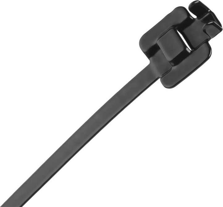 'Opaska zaciskowa stalowa z powłoką 23cm. x 6.3mm 10szt | C5-1'