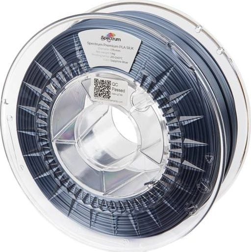 Spectrum Filament PLA Silk Sapphire Blue 1,75 mm / 1 kg