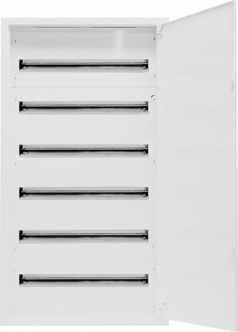 Alfako Rozdzielnica modułowa 6x24 natynkowa IP40 zamek RAL9003 reg ramka z drzwiami (A-RZ53)