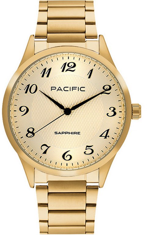 Zegarek męski PACIFIC-stalowy-szkło SZAFIR- BMB-1102-05