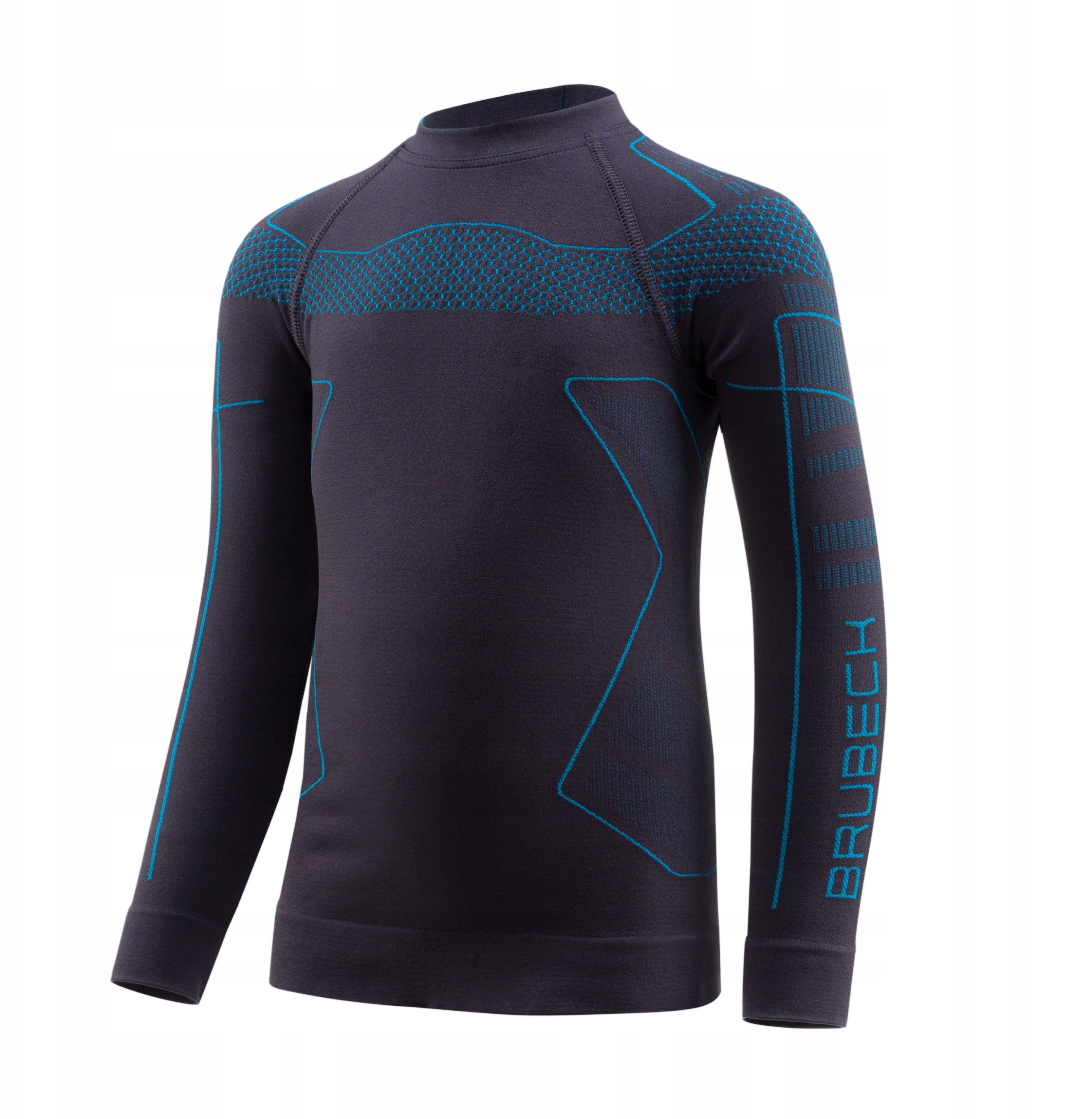 LS1611K Bluza dziecięca THERMO KIDS grafitowy/niebieski 116/122