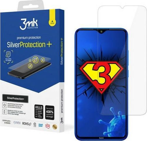 3MK 3MK Silver Protect+ Xiaomi Redmi Note 8 Folia Antymikrobowa montowana na mokro