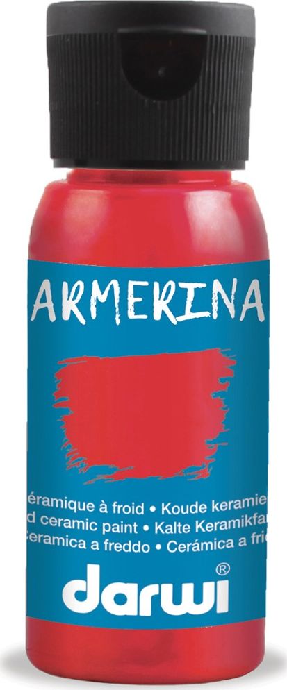 DARWI Farba do Ceramiki 50 ml Karminowa
