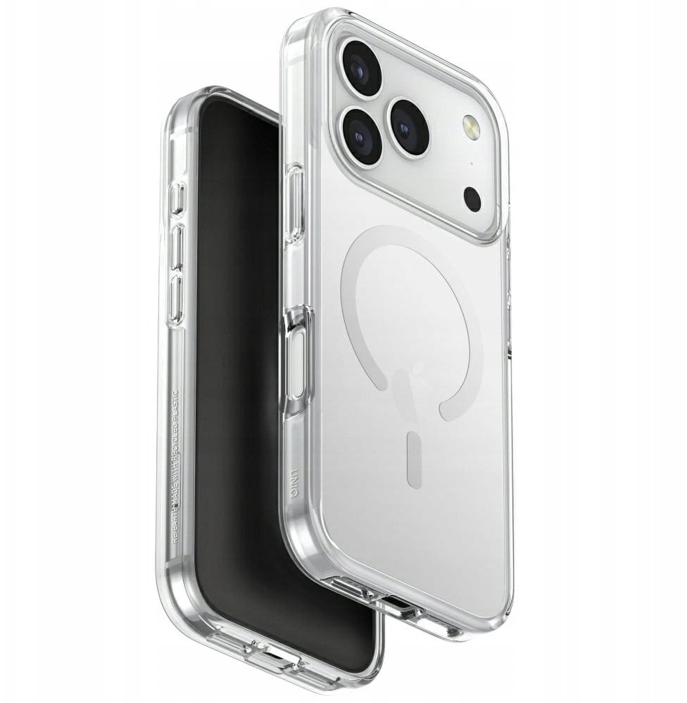 Etui UNIQ Clario do Apple iPhone 17 Pro Magclick Charging przezroczysty