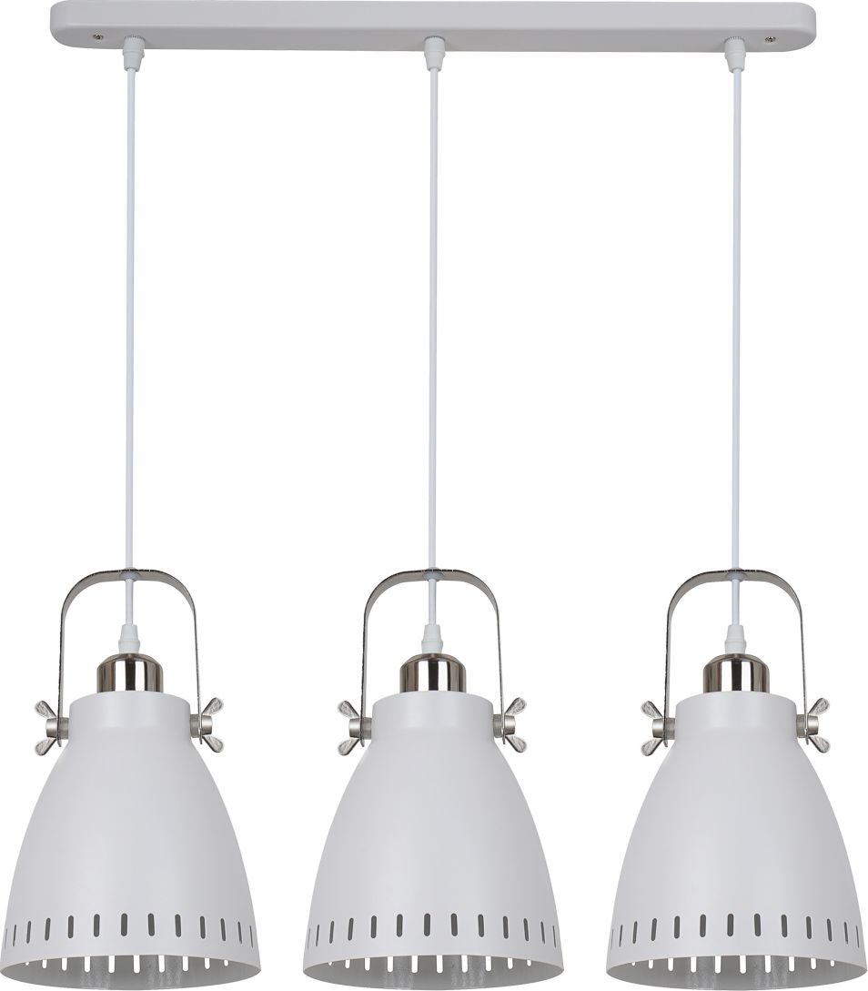 Lampa wisząca Italux Franklin nowoczesna biały (MD-HN8026S-3-WH+S.NICK)