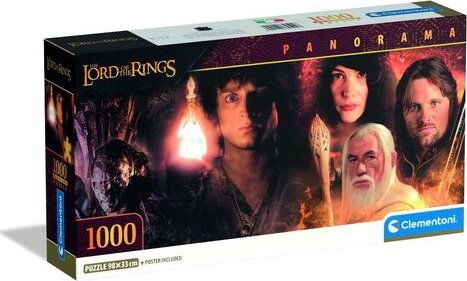 Clementoni Puzzle Panorama Władca Pierścieni 1000 elementów (39502)