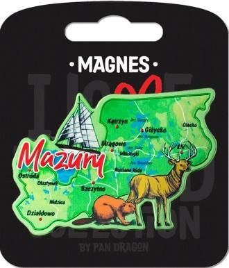 Pan Dragon Magnes I love Poland Mazury ILP-MAG-A-MAZ-10
